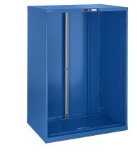 Schubladenschrank-Leergehäuse, Außen-BxT 717 x 725 mm, Höhe 1000 mm, lichtblau.