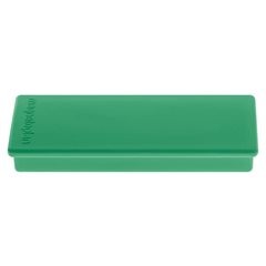 Rechteck-Magnet, BxLxH 22 x 55 x 8 mm, VE 60 Stk, grün.