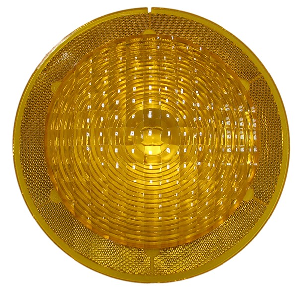 Linse Ø 186 mm. gelb. für Taper Lamp 626C