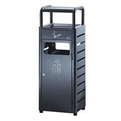 Kombiascher, Volumen 20 l, BxHxT 330 x 895 x 280 mm, anthrazitgrau.