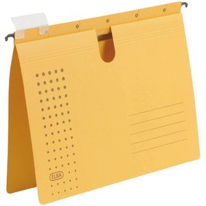 Hängehefter chic, Karton (RC), kaufmännische Heftung, A4, gelb