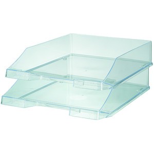 Briefkorb, PS, C4, 255x348x65mm, farblos, transparent