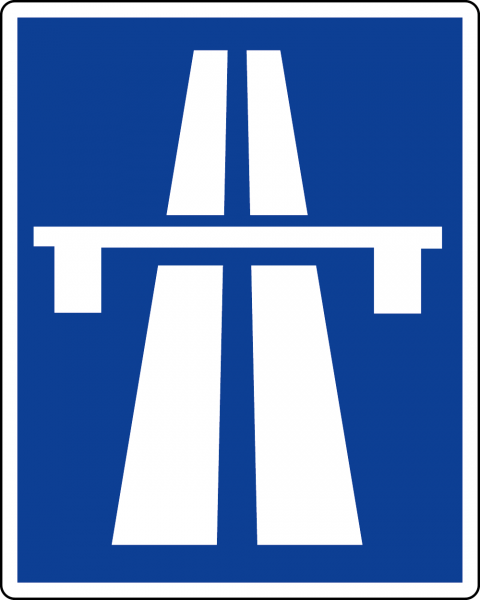 §53/8a Autobahn flach Signalfolie Typ2 | Flach