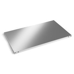 Fachboden für Schraubregal, Edelstahl, Breite x Tiefe 1100 x 600 mm.
