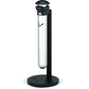Standaschenbecher, rund, 394x1.006mm, sw/chr