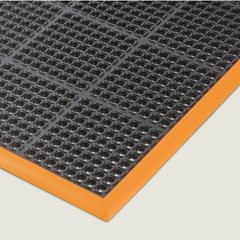 Anti-Ermüdungsmatte Safety Stance, gelocht, LxB 3150 x 970 mm.