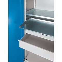 Fachboden für Schwerlastschrank JUMBO, ohne Mitteltrennwand, verzinkt.