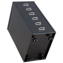 MultiDrawer™ Rollenuntersatz, für Format DIN A4, schwarz.