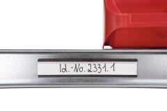 Etikettenrahmen, magnetisch, Rollenware, Länge 50 m, Höhe 60 mm.