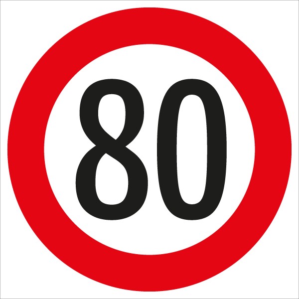 §52/10a Geschwindigkeitsbegrenzung 80 km/h