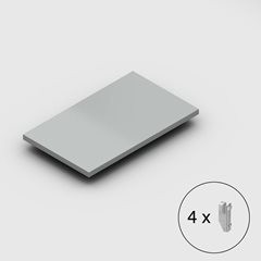 Fachboden für Steckregal, Ausführung leicht, BxT 1000 x 600 mm.