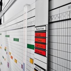 Jahresplaner-Set, 5-Tage-Woche, für 30 Mitarbeiter.