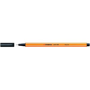 Fineliner point 88®, mit Kappe, 0,4 mm, Schreibf.: schwarz