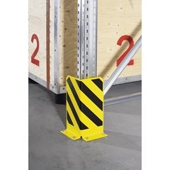 Anfahrschutz, Stahl, L-Profil, Wandstärke 6 mm, Höhe 400 mm.