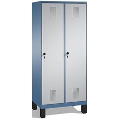 EVOLO Aufbewahrungsschrank, mit Füßen, 2 Abteile, Abteilbreite 400 mm, mit 8 Fac