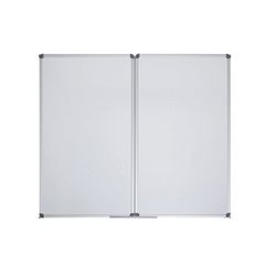 Whiteboard-Klapptafel MAULstandard, Stahlblech, beschichtet, BxH 1500 x 1000 mm.