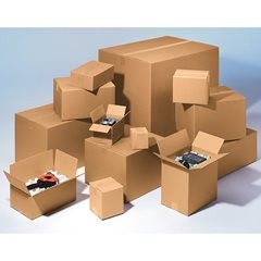 Faltkarton, FEFCO 0201, aus 2-welliger Pappe, Innenmaße 450 x 450 x 450 mm, VE 5
