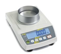 Präzisionswaage, mit ringförmigem Windschutz, Wägebereich bis 250 g, Ablesbarkei