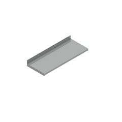 Fachboden für Aktenschraubregal, verzinkt, Breite x Tiefe 750 x 300 mm.
