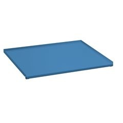 Blechabdeckung für Auszugsrahmen, Vollauszug, für BxT 1290 x 860 mm, lichtblau.