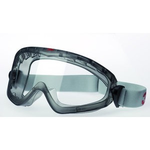 Schutzbrille Premium, seitl. geschl., AS / AF / UV, PC, mit Gummizug
