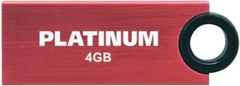 USB-Stick 4 GB Platinum Slender Rot 1775