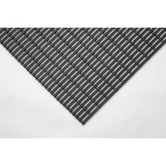 Industriematte, rutschhemmend, 10-m-Rolle, schwarz, Breite 600 mm.