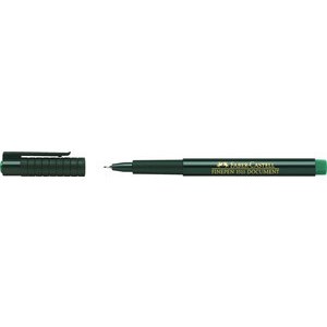 Fineliner Finepen 1511, Kappe, 0,4mm, Schreibf.: grün