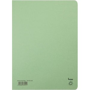 Aktendeckel, Karton (RC), 250 g/m², A4, 23,5 x 32 cm, grün