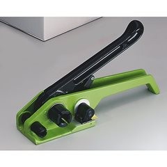 Spanngerät für PET-Kraftband, manuell, Einhebelmechanik, für Bandbreite 25 mm.