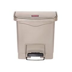 Treteimer SLIM JIM®, aus Polyethylen, 15 l, beige.