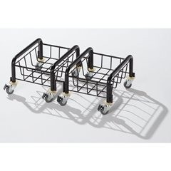 Fahrwagen, Stahlblech, für 60/80-l-Wertstoffsammler, LxBxH 440 x 330 x 245 mm.