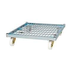 Stahl-Rollplatte, LxBxH 710 x 800 x 175 mm, Gewicht 13,4 kg.