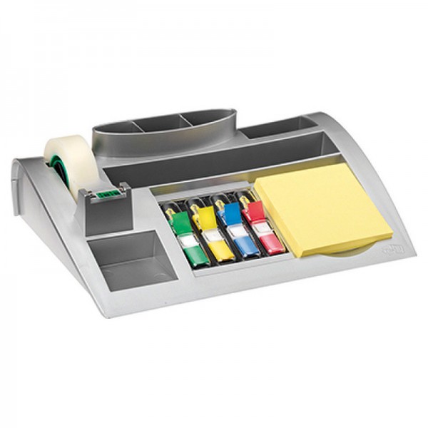 Post-it Tischorganizer C50 25,6x6,8x16,8cm silber metallic