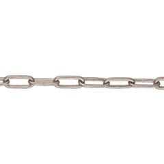 Stahl-Gliederkette, Gliederstärke 6 mm, Länge 30 m, feuerverzinkt.
