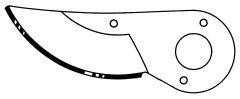 Klinge zu Rebenschere Nr. 2/ 3 FELCO