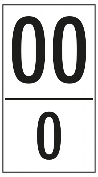 Kilometertafel für Landstraßen