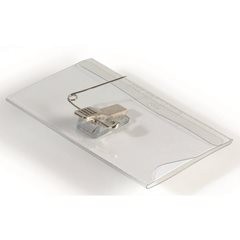 Namensschilder mit Kombiklemme, HxB 40 x 75 mm, VE 100 Stk.