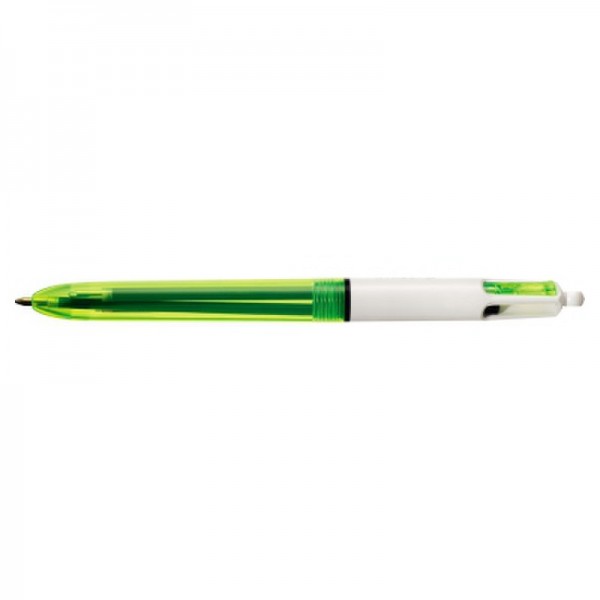 BIC Vierfarbkugelschreiber 4Colours Fluo 933948 bl/sw/rt/neon.ge