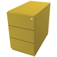 Rollcontainer Note™, mit 3 Universalschubladen, HxBxT 495 x 300 x 565 mm, mit Griffleiste, anthrazit