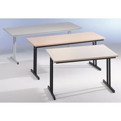 Klapptisch, mit extrastarker Platte, Höhe 720 mm, 1600 x 700 mm, Gestell schwarz