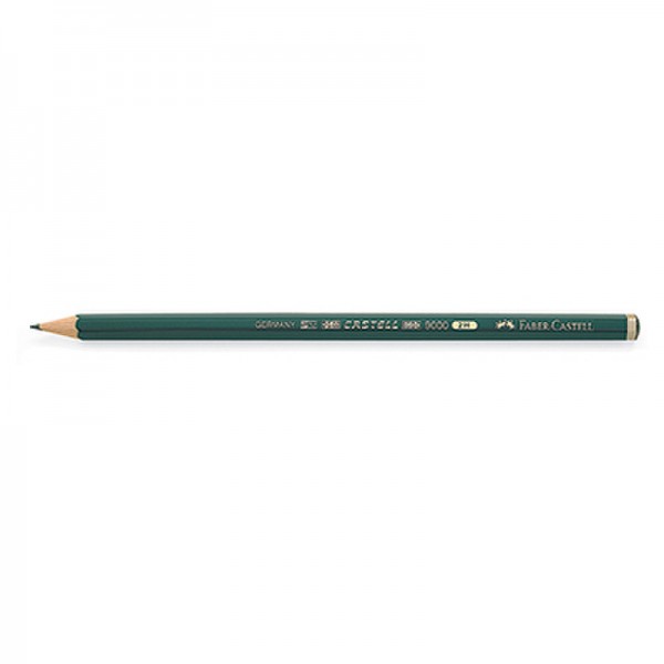Faber-Castell Bleistift CASTELL 9000 119012 2H dunkelgrün