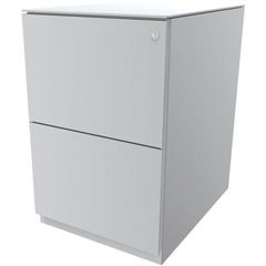 Rollcontainer Note™, mit 2 Hängeregistraturen, HxB 652 x 420 mm, mit Top, grün.