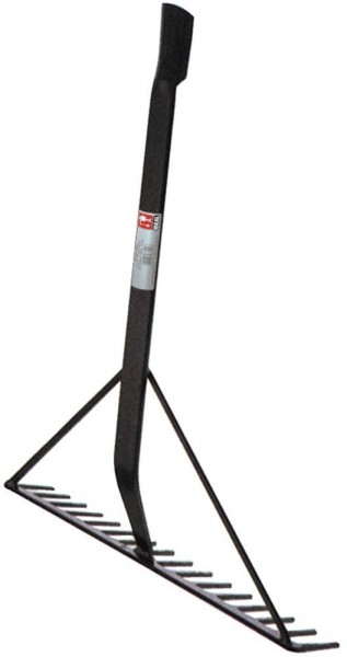 Teerrechen 16 Zinken schwarz lack. Ideal