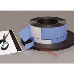 Magnetband, selbstklebend, Stärke 1,5 mm, 1 Rolle, Breite 20 mm.