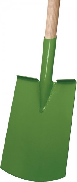 Damenspaten Rohrdüll grün lackiert, Import Ideal