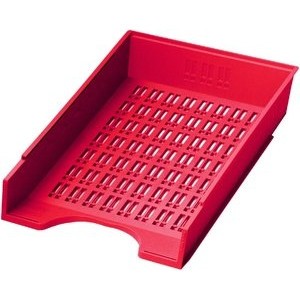 Briefkorb, PS, C4, 256 x 370 x 70 mm, rot
