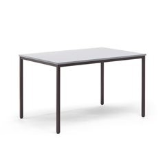 Mehrzwecktisch, HxBxT 720 x 1200 x 800 mm, Platte lichtgrau, Gestell graubraun.