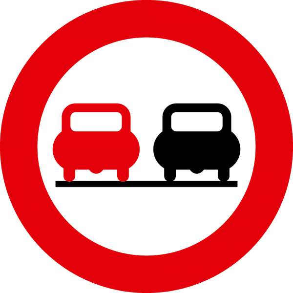 §52/4a Überholen verboten Formline Signalfolie Typ2 Formline kaufen KOMMUNALBEDARF.AT