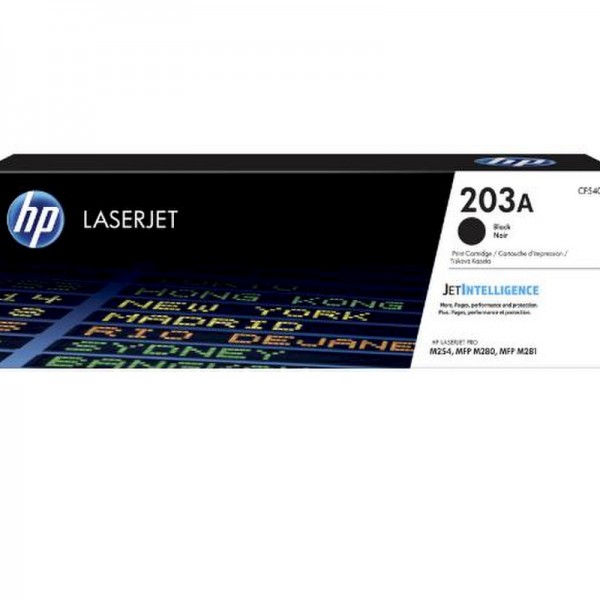 HP Toner CF540A 203A Schwarz 1.400 Seiten